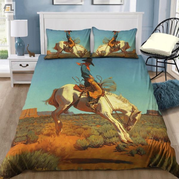 Yeehaw Snooze Funny Cowboy Duvet Sets For Wild Rides elitetrendwear 1