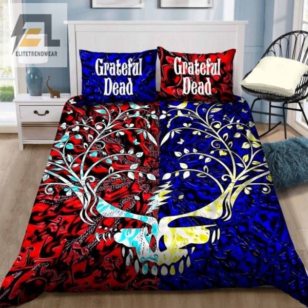 Sleep Like A Deadhead Hilarious Grateful Dead Duvet Set elitetrendwear 1