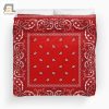 Sleep In Style Wild West Bandana Red Duvet Sets elitetrendwear 1