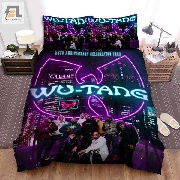 Sleep Like A Wutang Legend With This Neon Sign Duvet Set elitetrendwear 1