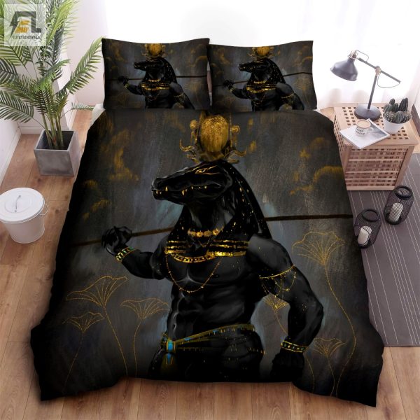 Cozy Up With Sobek Funny Pharaoh Bedding Sets elitetrendwear 1