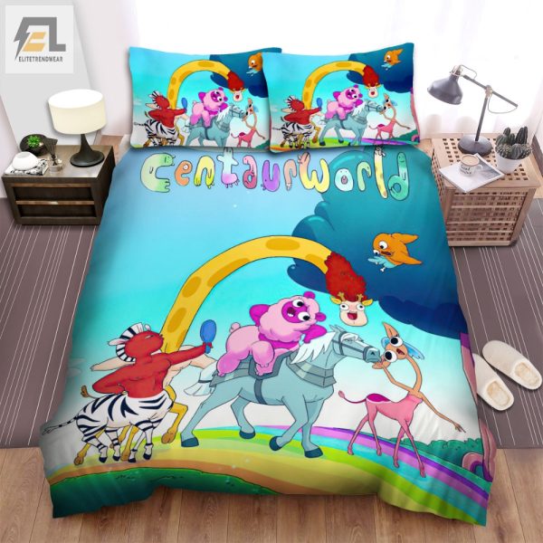 Snuggle With Centaurworld Quirky Comfy Poster Bedding Set elitetrendwear 1