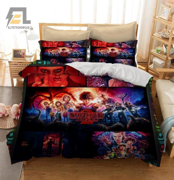 Sleep With Demogorgons Cozy Stranger Things Bedding Set elitetrendwear 1