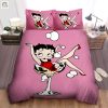 Whimsy Betty Boop Wine Glass Duvet Cozy Funny Bedding Set elitetrendwear 1