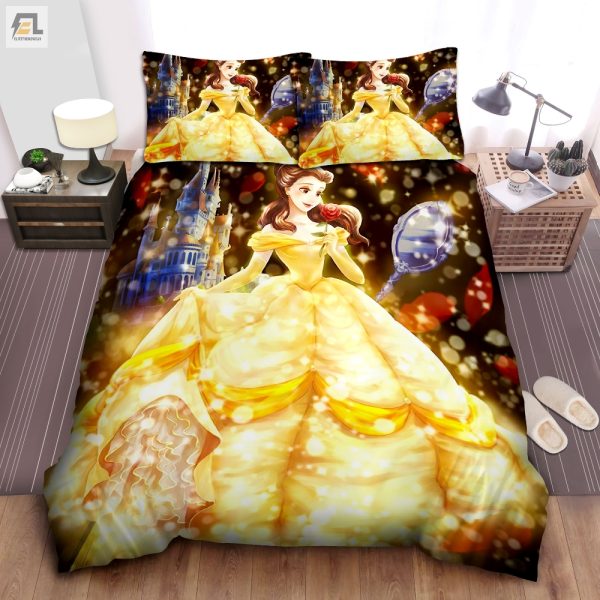 Snore Like Belle Royal Duvet Cover Set For Disney Fans elitetrendwear 1