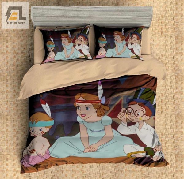 Fly High With Peter Pan 3D Printed Comfy Duvet Sets elitetrendwear 1