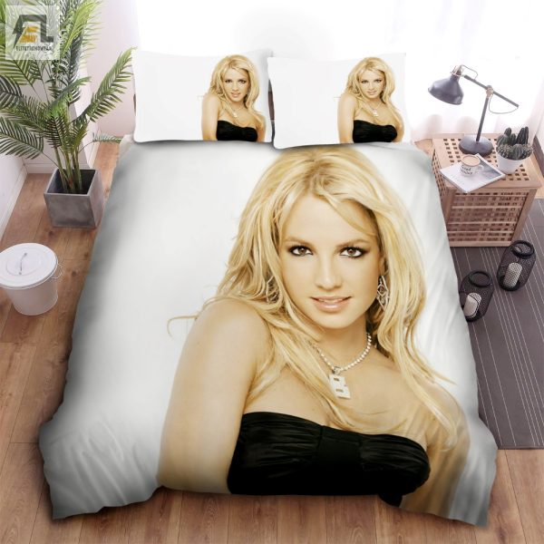 Snuggle With Young Britney Fun Cozy Duvet Bedding Set elitetrendwear 1