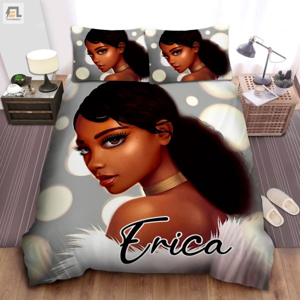 Funny Chic Custom Black Girl Duvet Cover Sets elitetrendwear 1