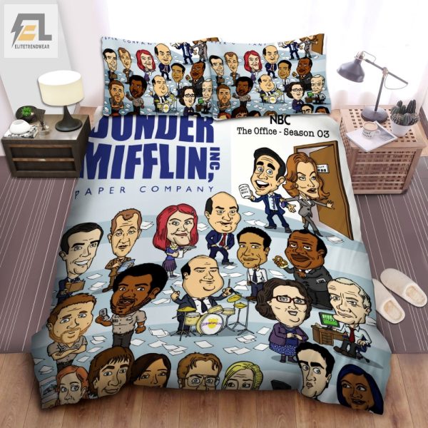 Comfy The Office Season 3 Duvet Set Sleep Like A Boss elitetrendwear 1