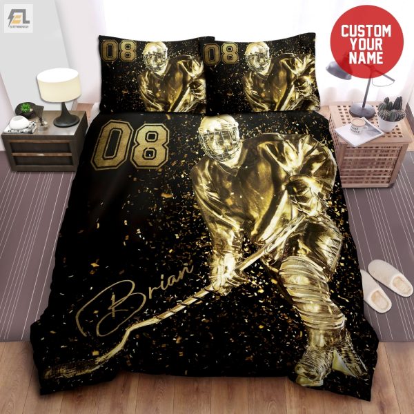 Snuggle With A Hockey Hero Personalized Funny Duvet Cover elitetrendwear 1