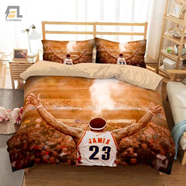 Sleep Like A King Lebron James Custom Duvet Sets elitetrendwear 1