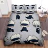 Snooze With Gojo Jujutsu Kaisen Duvet Cover Set Fun elitetrendwear 1