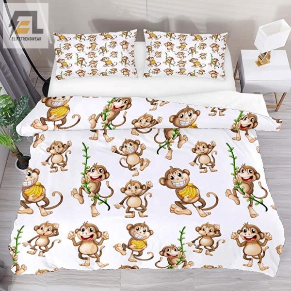 Funky Monkey Banana Bedding Set Sleep In Style Comfort elitetrendwear 1