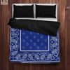 Sleep Like A King Royal Blue Bandana Duvet Set Cozy Fun elitetrendwear 1