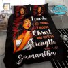 Boss Babe Duvet I Can Do All Things Personalized Set elitetrendwear 1