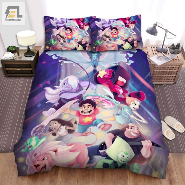 Sleep With Gems Quirky Steven Universe Duvet Cover Set elitetrendwear 1