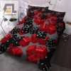 Roll Into Comfort Quirky Red Black Dice Bedding Sets elitetrendwear 1