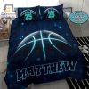 Slam Dunk Dreams Custom Name Basketball Duvet Cover Set elitetrendwear 1