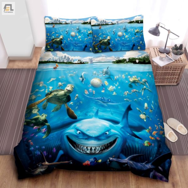 Dive Into Dreams Funny Cozy Finding Nemo Bedding Set elitetrendwear 1