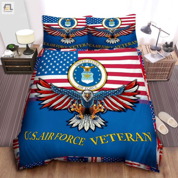 Snuggle Like A Hero Air Force Vet Duvet Covers elitetrendwear 1