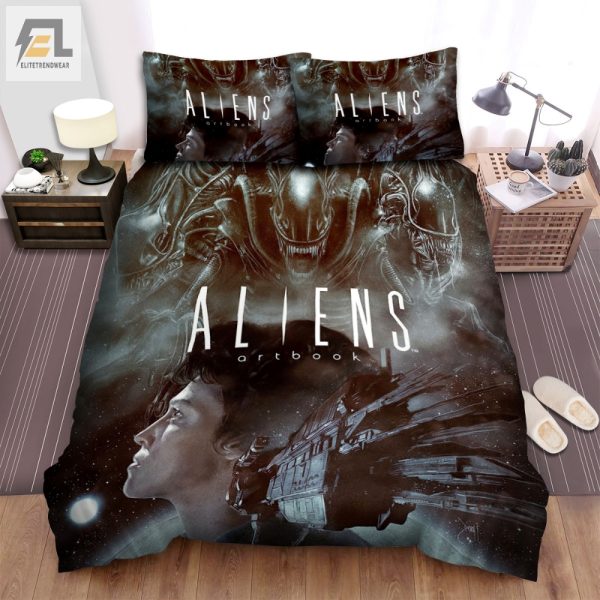 Outofthisworld Alien Poster Duvet Cozy Comfy Bedding elitetrendwear 1