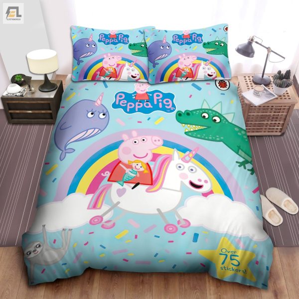 Snort Into Sleep Cozy Peppa Pig Friends Duvet Sets Sale elitetrendwear 1