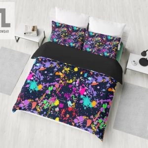 Sleep In A Masterpiece Funny Artsy Splatter Duvet Sets elitetrendwear 1 1