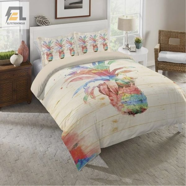 Sleep Sweet In A Pineapple Fun Cozy Duvet Sets elitetrendwear 1