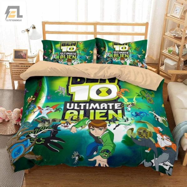 Alien Dreams Cozy Up With Ben 10 Ultimate Duvet Set elitetrendwear 1