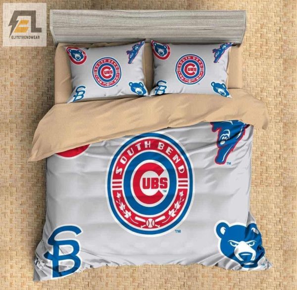 Sleep In Style 3D Chicago Cubs Duvet Set Go Cubs elitetrendwear 1