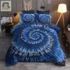 Sleep In Style Groovy Blue Tie Dye Duvet Set Fun Comfy elitetrendwear 1