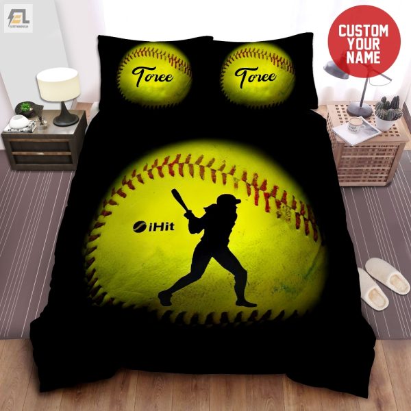 Sleep Like A Pro Custom Softball Duvet Name Number elitetrendwear 1