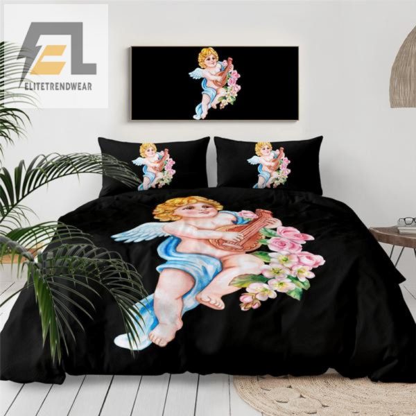 Snuggle With An Angel Quirky Lute Duvet Set For Your Bed elitetrendwear 1