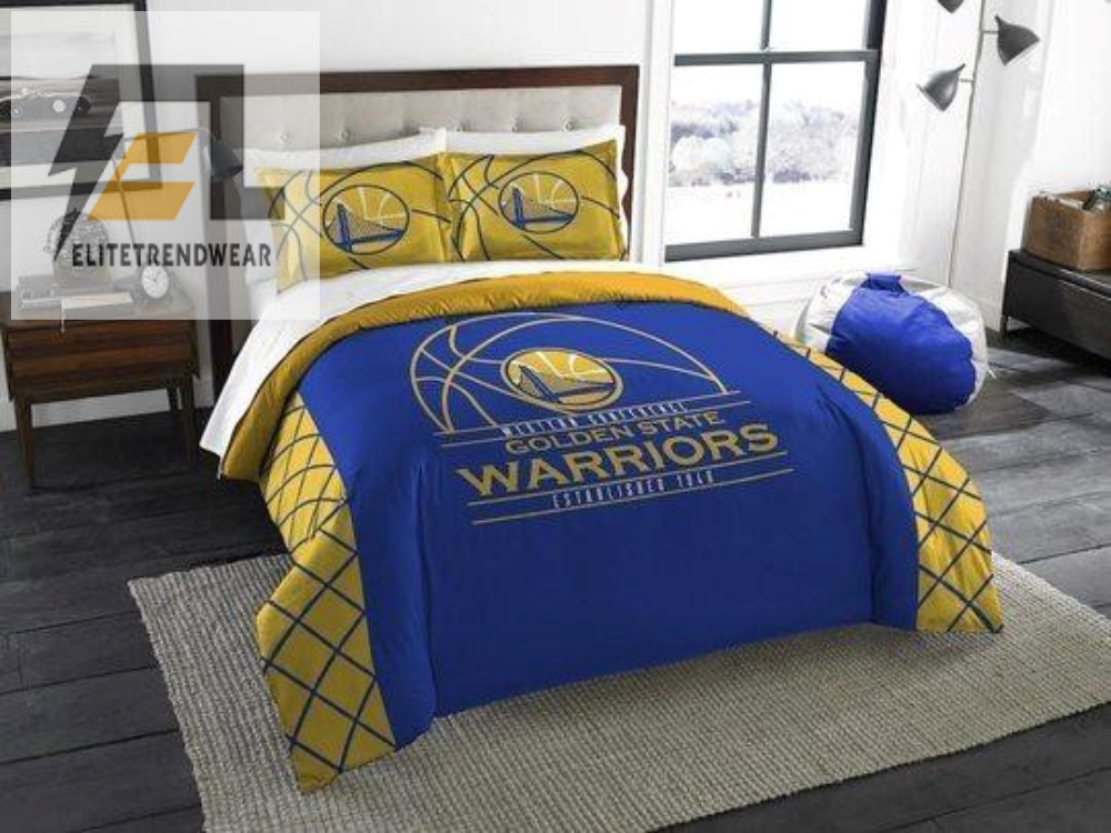 Warriors Spooky Jingle Duvet Comfort Meets Courtside Fun elitetrendwear 1