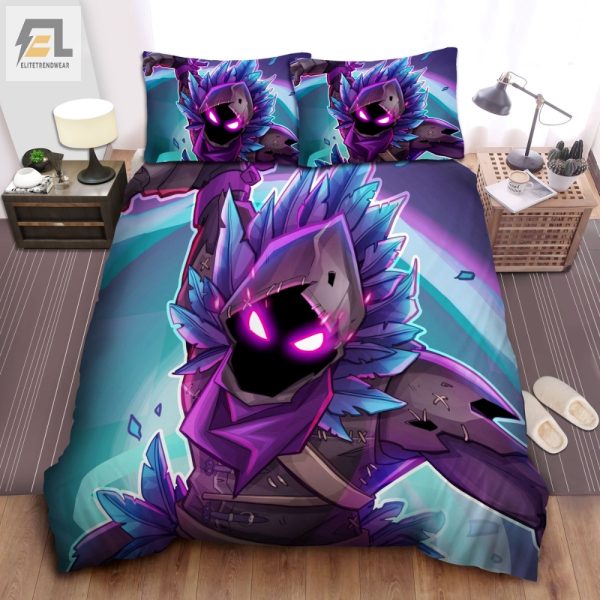 Level Up Your Sleep Hilarious Fortnite Raven Duvet Set elitetrendwear 1