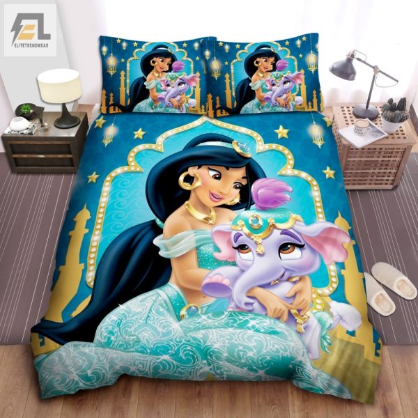 Sleep Like Royalty Jasmine Baby Elephant Cozy Duvet Set elitetrendwear 1