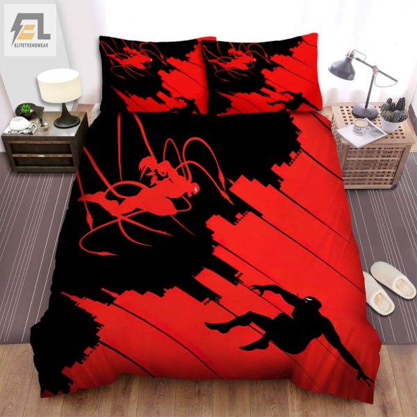 Venom Bed Set Battle Red City In Comfy Style elitetrendwear 1