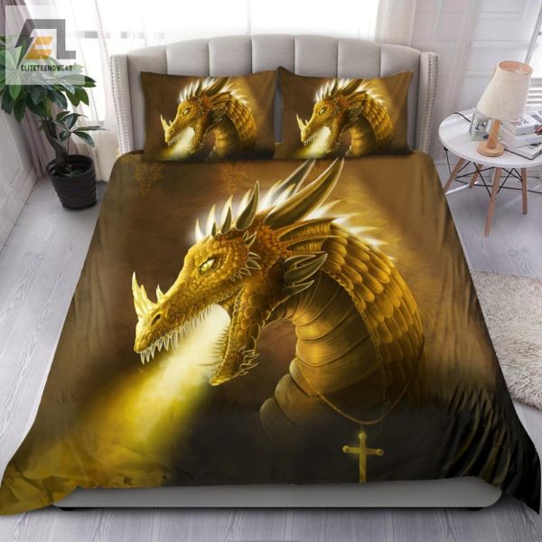 Cozy Up With A Fire Dragon Quirky 3D Duvet Sets elitetrendwear 1