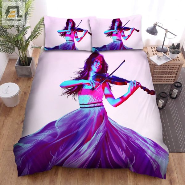 Sleep Brave Lindsey Stirling Concert Poster Duvet Set elitetrendwear 1