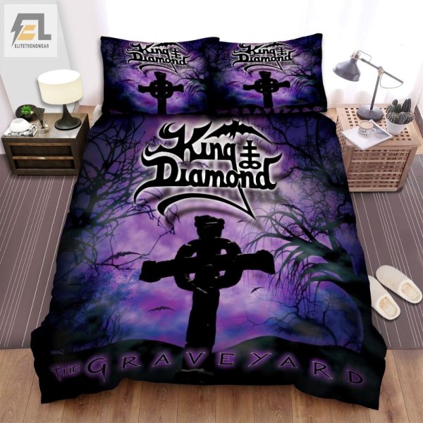 Sleep Like Royalty King Diamond Graveyard Bedding Sets elitetrendwear 1