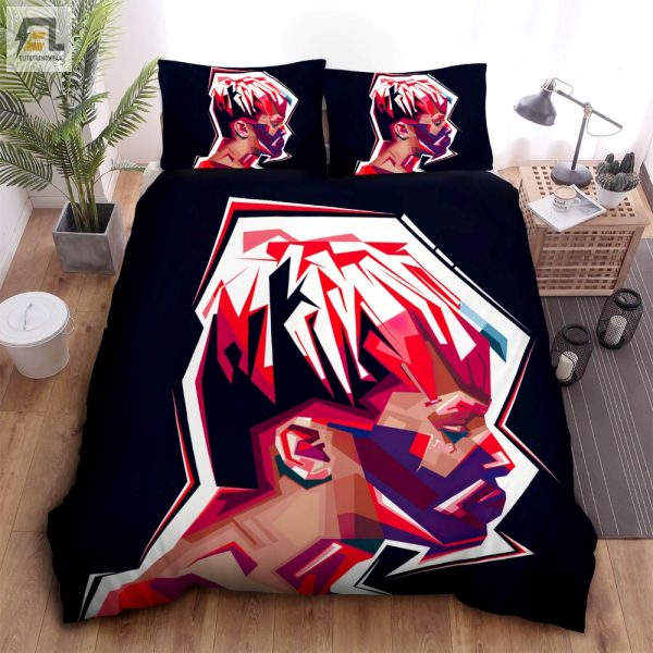 Snuggle With Xxxtentacion Unique Geometric Art Duvet Set elitetrendwear 1