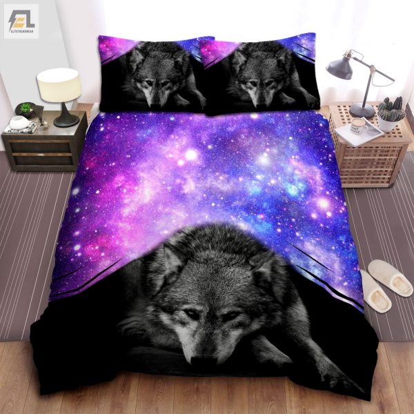 Sleep In A Wolf Galaxy Comforter Sets Out Of This World elitetrendwear 1