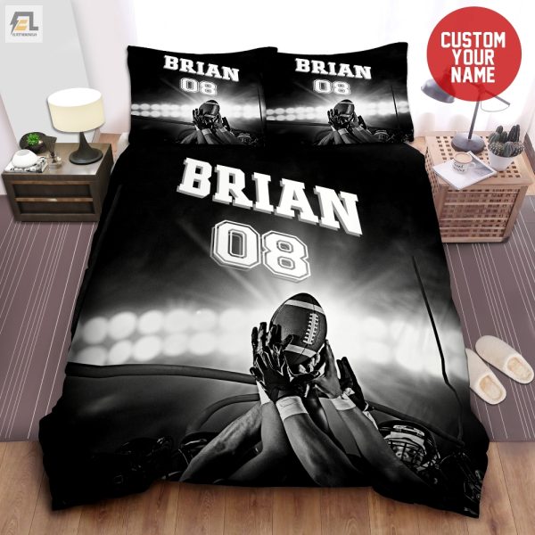 Touchdown Sleeps Custom Name Football Duvet Sets elitetrendwear 1