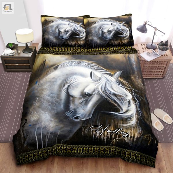 Gallop To Dreams Custom Name Horse Duvet Cover Set elitetrendwear 1