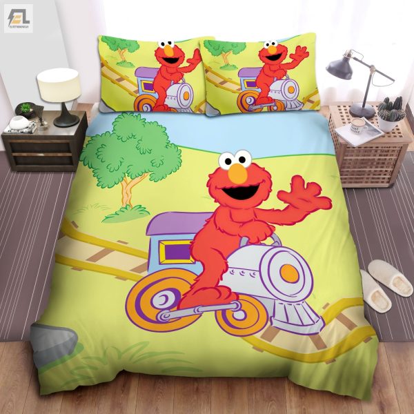 All Aboard Cozy Sesame Street Train Bedding Sets elitetrendwear 1