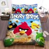 Explosive Fun Angry Birds Bomb Chuck Red Duvet Bedding Set elitetrendwear 1