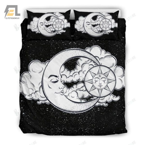 Get Cosmic Cozy Sun Moon Galaxy Duvet Nap In Style elitetrendwear 1