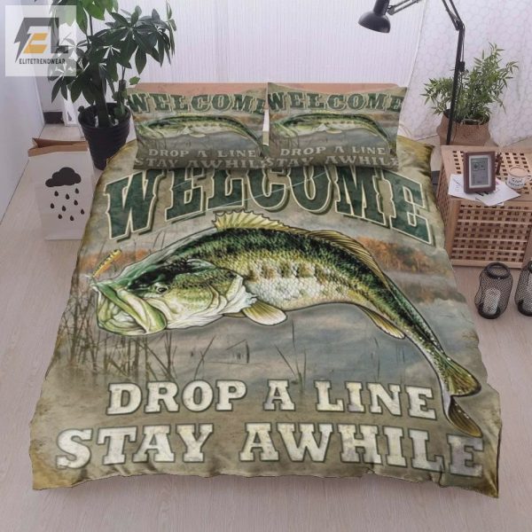 Hooked On Comfort Quirky Fishing Duvet Cover Sets elitetrendwear 1