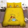 Snuggle With Pooh Fun Winnie The Pooh Yellow Bedding Set elitetrendwear 1