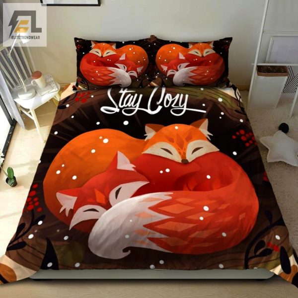 Fox Stay Cozy Snuggle In Style With Fun Duvet Sets elitetrendwear 1